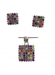 6959 - Set cuadro multizircon