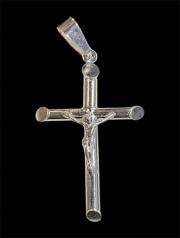 7172 - Cruz tubo cristo 3.5 cm
