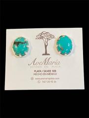 7174 - Aretes piedra natural 10x8