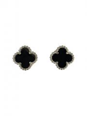 7240 - Arete trebol negro 1.2 mm